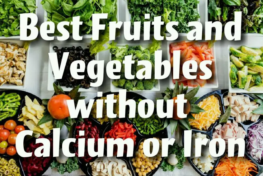 calcium fruits and vegetables